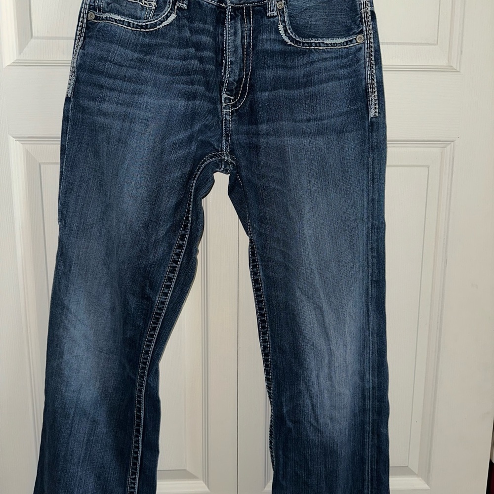 BKE Dark Blue Bootcut Jeans